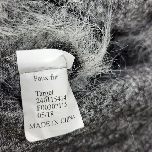 Werewolf Wolf Monster Halloween Rubber Mask White Black Gray Faux Fur 2018 - Picture 8 of 9